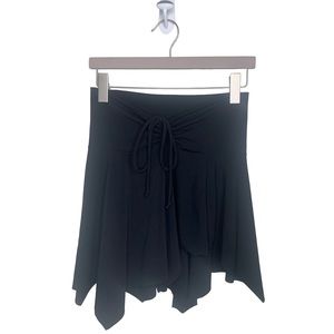 Black Flare Halter Top